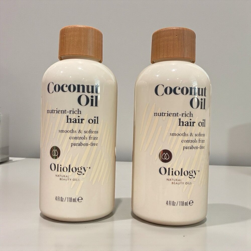 Oliology Coconut Oil Hair Oil 4oz – Nutrient-Rich, Frizz Control, New, 2
